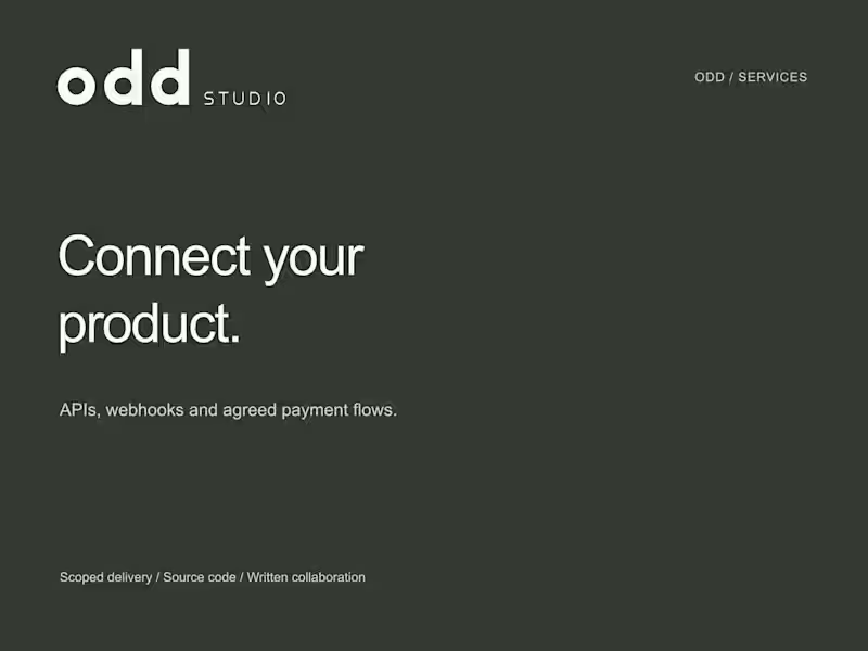 Cover image for API, webhooks & payment flows