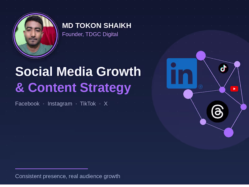 Cover image for Social Media Growth & Content Strategy
