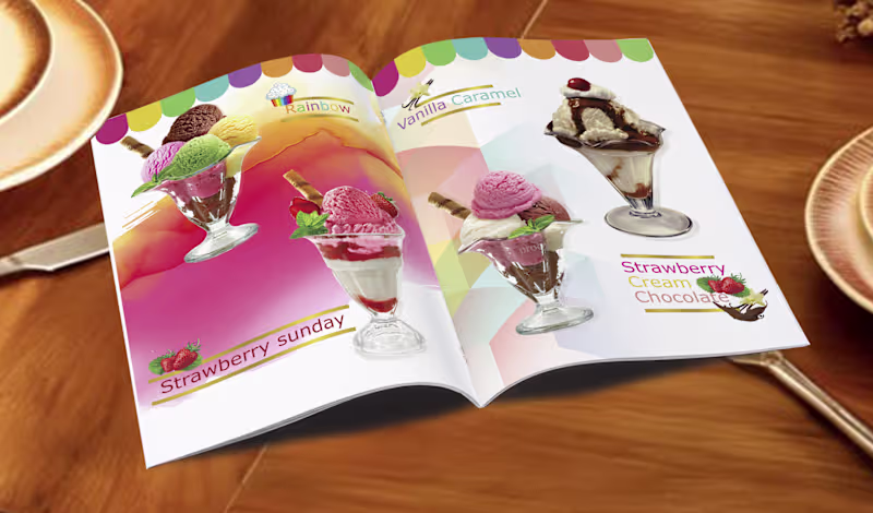 Cover image for This print ready Ice cream