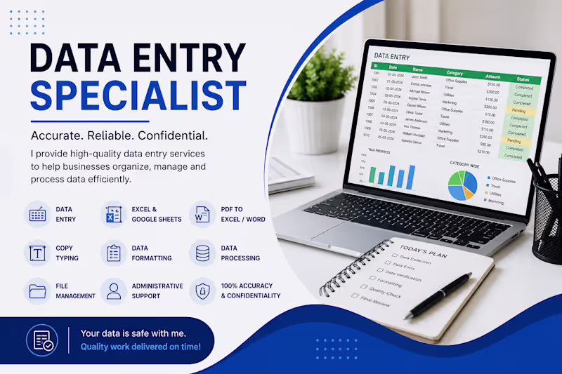 Cover image for Data Entry Specialist 