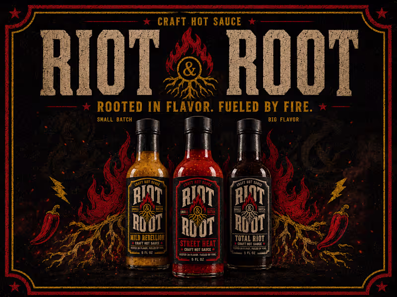 Cover image for Riot & Root — Craft Hot Sauce
