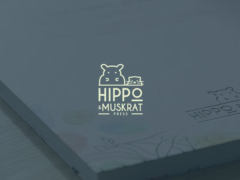 Cover image for Hippo & Muskrat Press Visual Identity