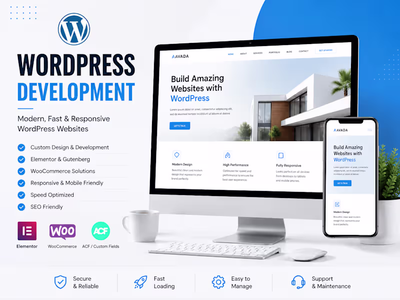 Cover image for WordPress Development & Customization