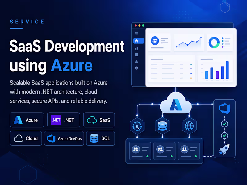 Cover image for SaaS Development using Azure