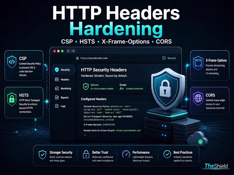 Cover image for HTTP Headers Hardening