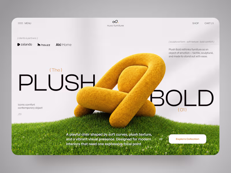 Cover image for NUVO Furniture — Sculptural Furniture
