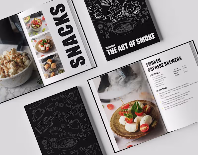 Cover image for The Art of Smoke book design
