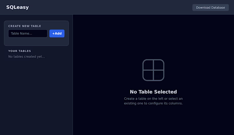 Cover image for SQLeasy is a web based,
