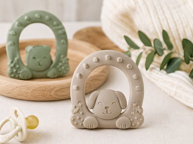Cover image for Baby Silicone Teether Design |