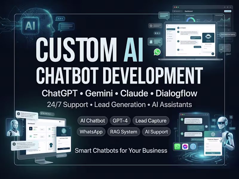 Cover image for Custom AI Chatbot Built and Integrated Into Your Website