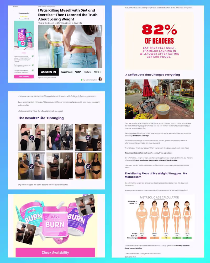 Cover image for 👉Another successful Shopify Advertorial Page