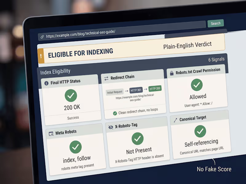 Cover image for Indexability Checker Tool Build