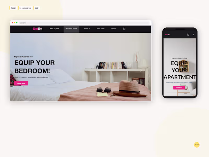 Cover image for Online store with catalog and checkout