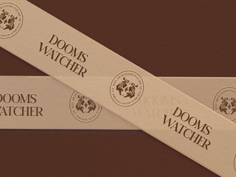 Cover image for Brand Identity and Logo Design for The Dooms Watcher