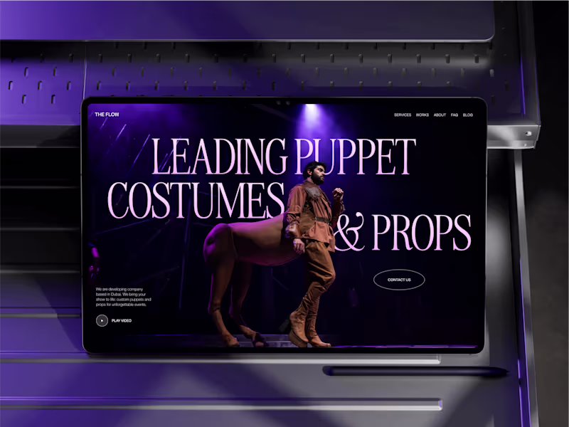 Cover image for Premium Website for Creative Agency in Dubai