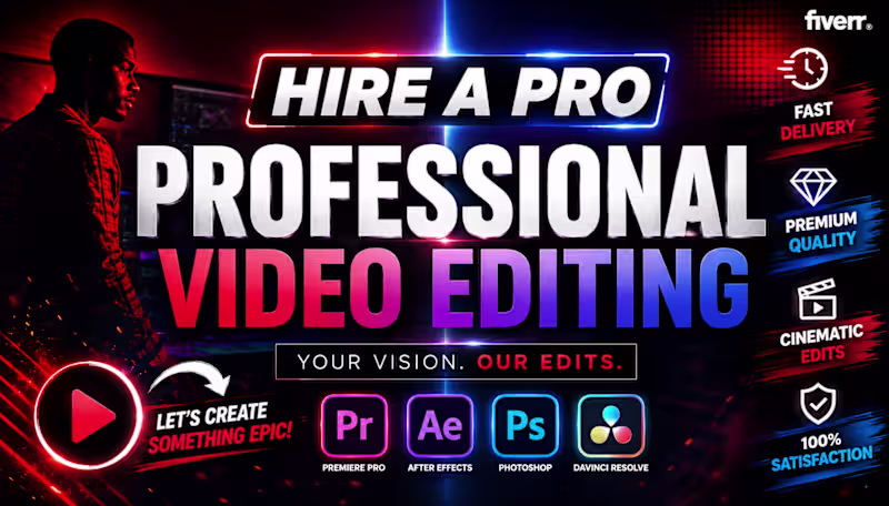Cover image for Professional Video editing