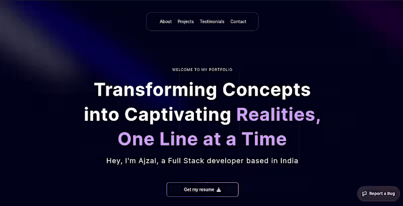 Cover image for Developer Portfolio Website