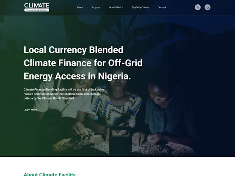 Cover image for Climate Facility