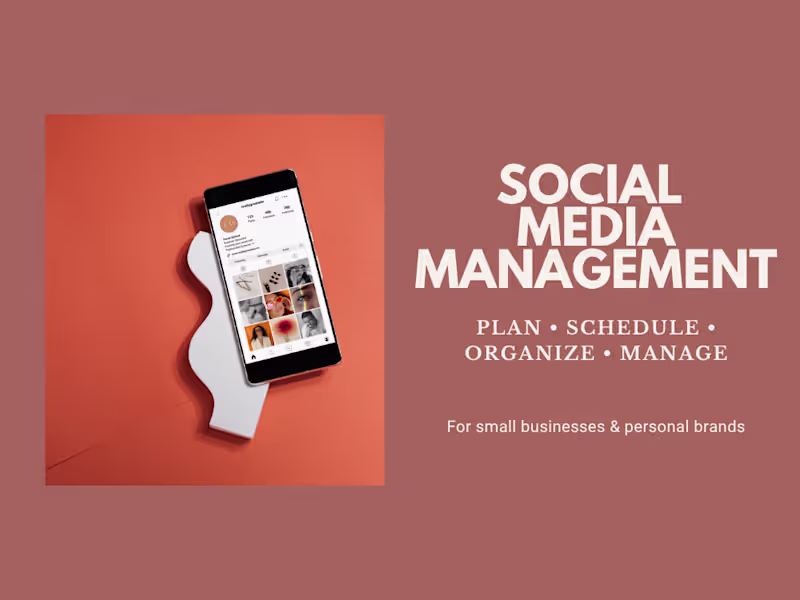 Cover image for Professional Social Media Management For Your Business