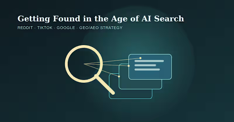 Cover image for AI Search and GEO Trends 2026 Analysis