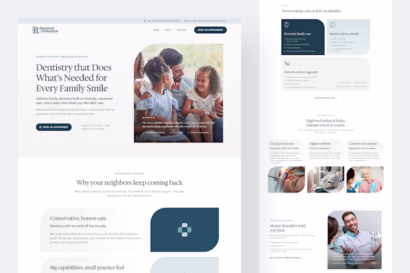 Cover image for This dentistry website design we