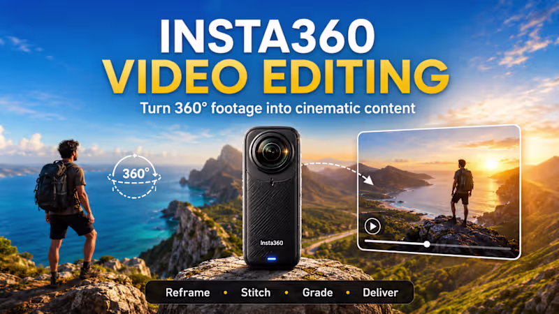 Cover image for Insta360 Video Editor | Cinematic Videos | Top Rated