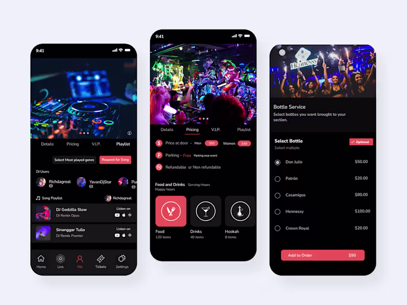 Cover image for Events Booking Mobile App UI/UX Design | App Design