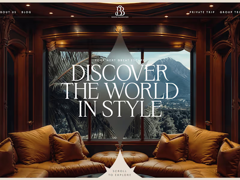 Cover image for Bougie Backpacker | Affordable Luxury Travel Adventures
