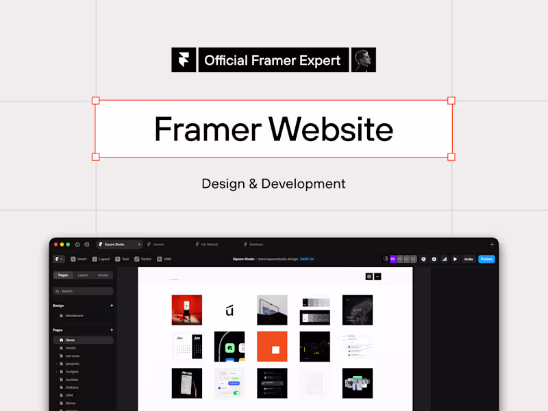 Cover image for Framer Website