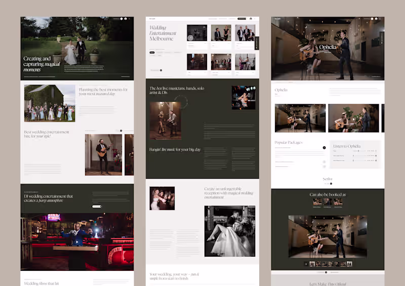 Cover image for Wedding Planner Website