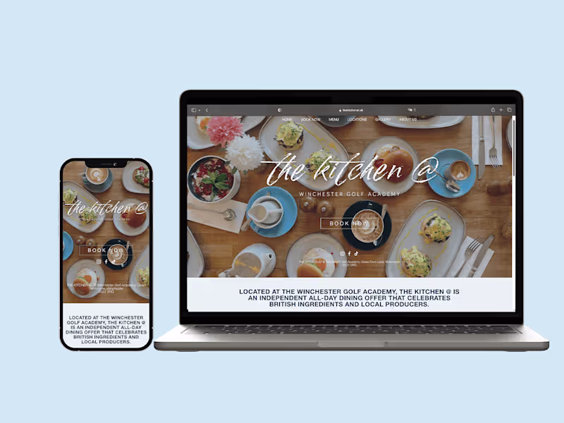 Cover image for Web Redesign for Local Restaurant