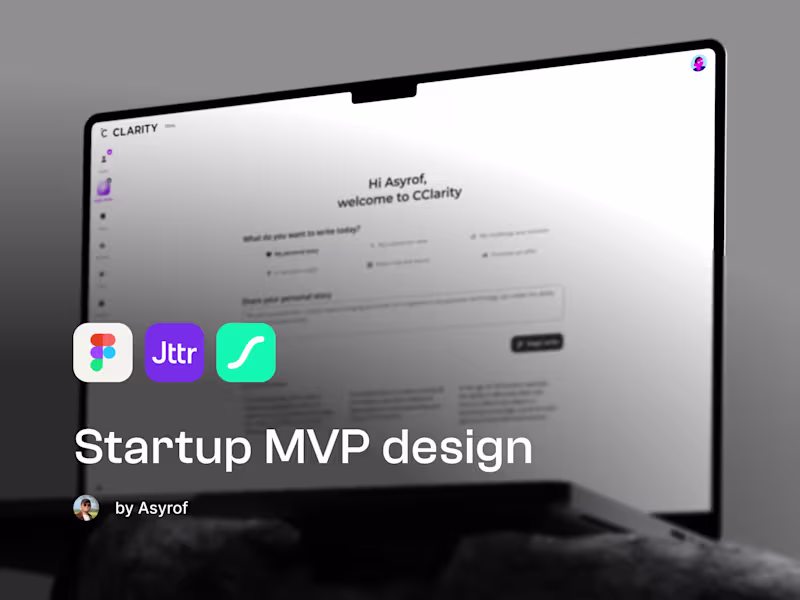 Cover image for Startup MVP design