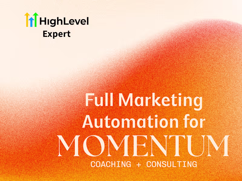 Cover image for Full Marketing & Sales Automation in GoHighLevel 