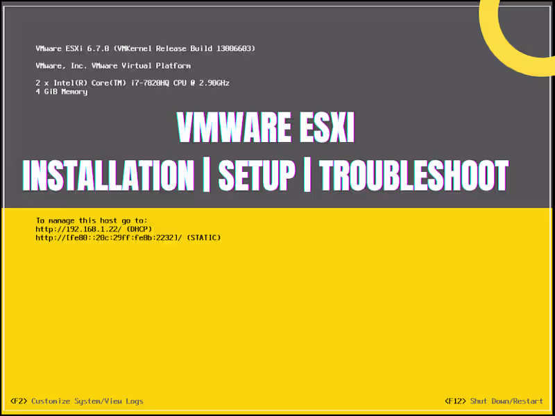 Cover image for VMware ESXi Expert: Setup, Configuration, and Optimization