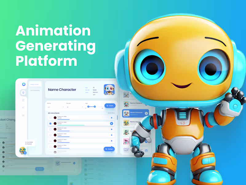 Cover image for Animation Generating Platform for children 