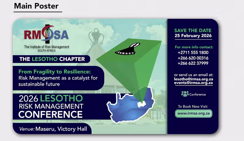 Cover image for Lesotho Conference Graphics & Marketing