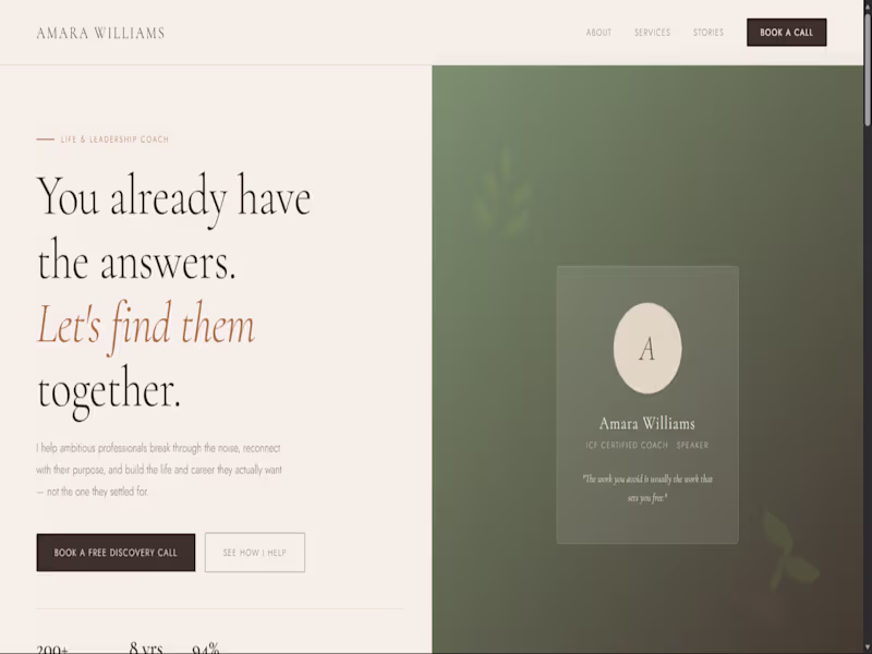Cover image for Custom Landing Page & Business Website Design