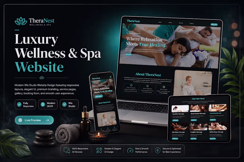 Cover image for Mobile-Friendly Massage Therapy Platform