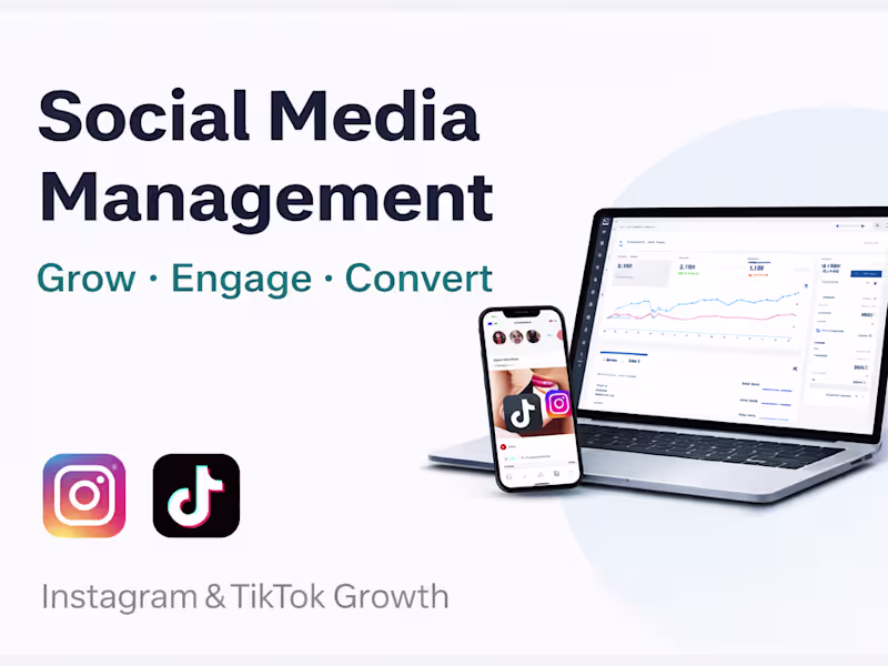 Cover image for Social Media Management for Growth & Engagement