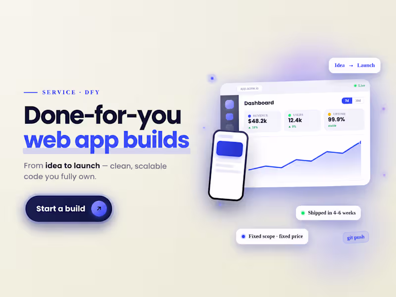 Cover image for Full-Stack SaaS Development (Rails + React)