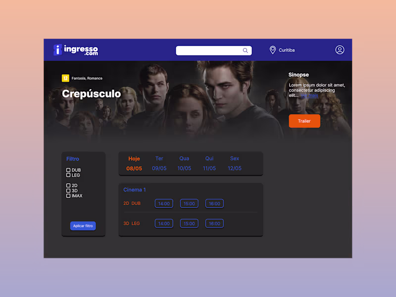 Cover image for Ingresso.com Redesign