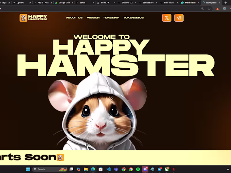 Cover image for Custom MemeCoin Website Development