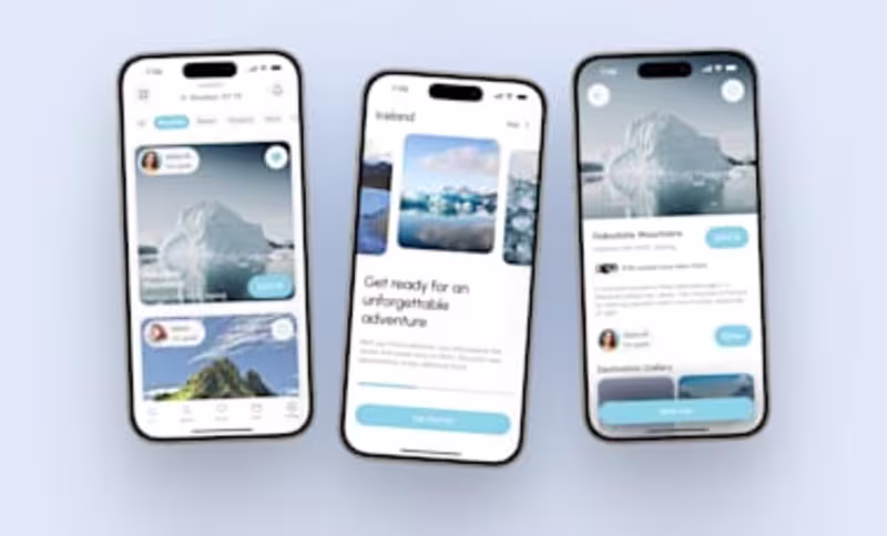 Cover image for Icy Travel App UI/UX Design