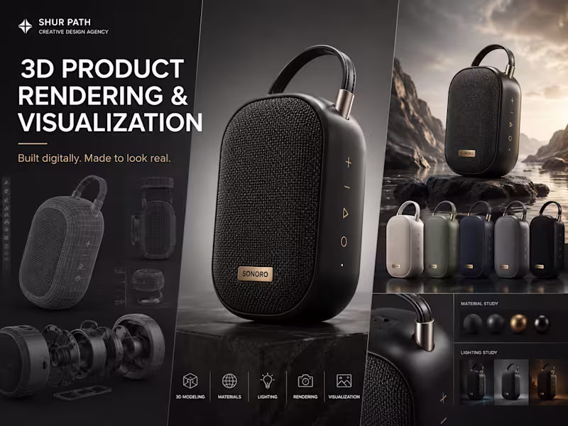 Cover image for 3D Product Rendering & Visualization