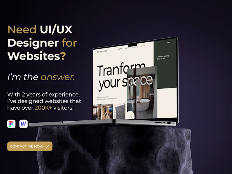 Cover image for Professional Website Design | UX/UI 