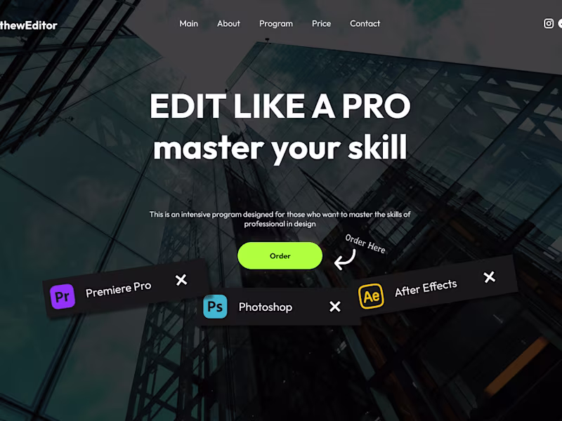Cover image for Mock-up and Design for Web Design