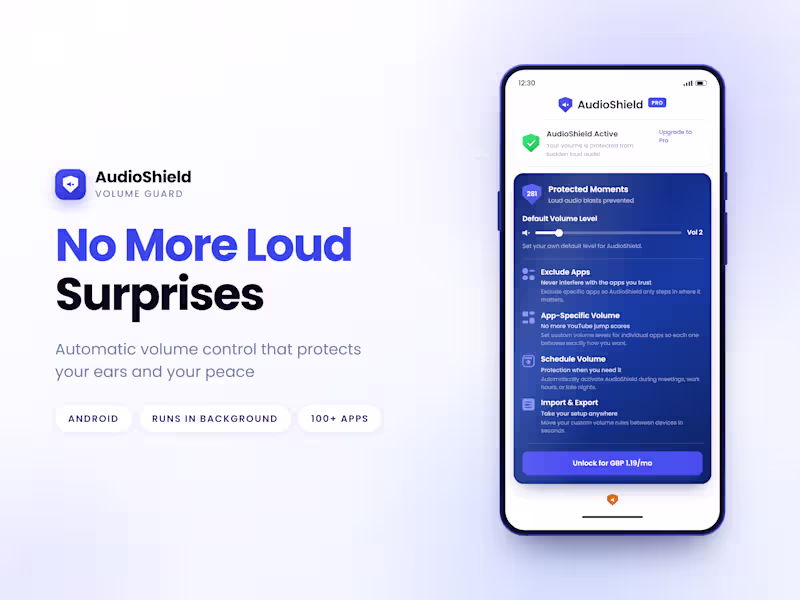 Cover image for Smart sound-control Android app built