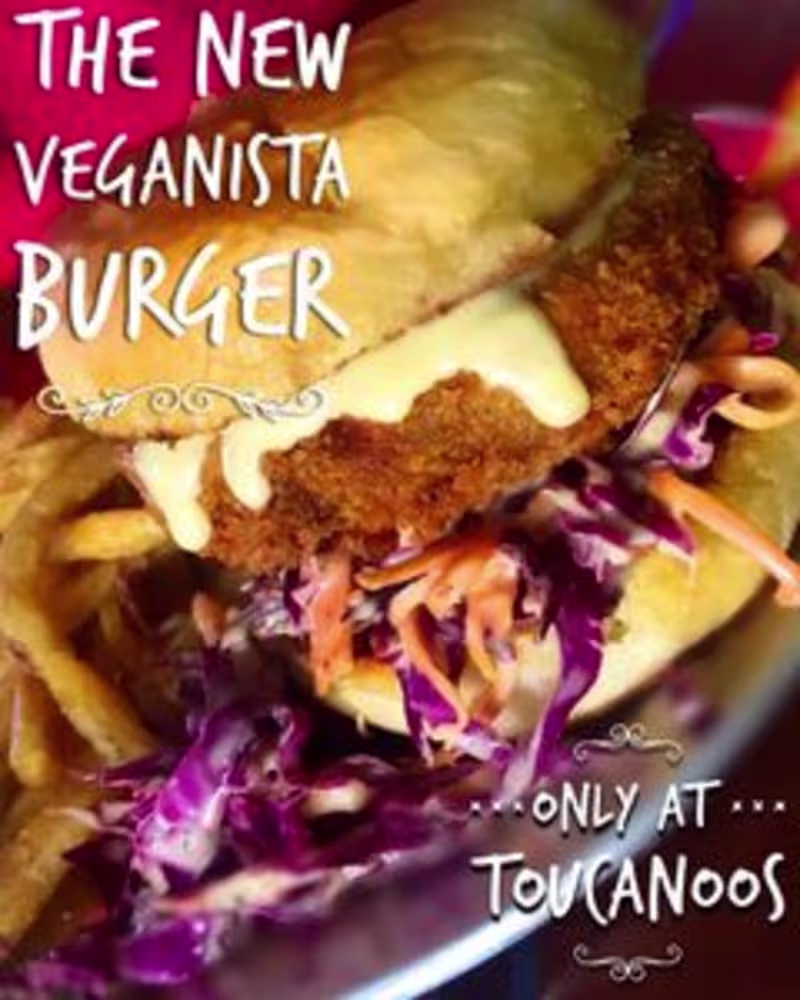 Cover image for Vegans asked, we delivered! The new ‘Veganista’ Burger. Made of…