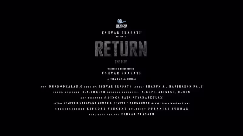 Cover image for Currently our team working on a tamil pilot film called retu...