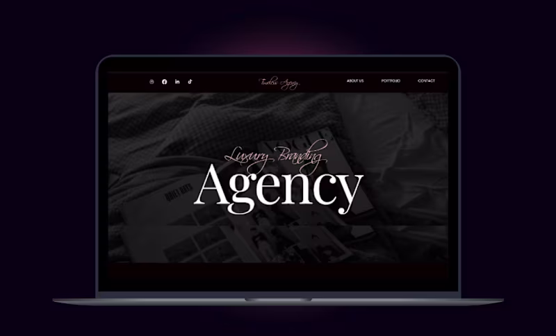 Cover image for Premium WIX Studio Timeless Agency Marketing Website